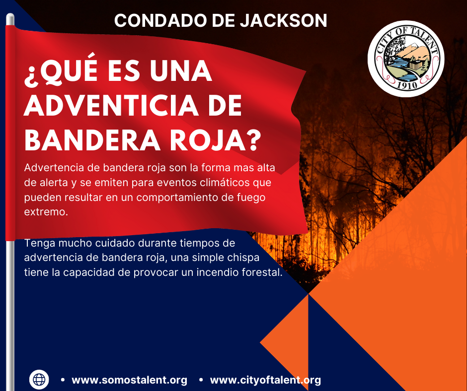 Advertencia De Bandera Roja Emitida Para El Condado De Jackson - Somos